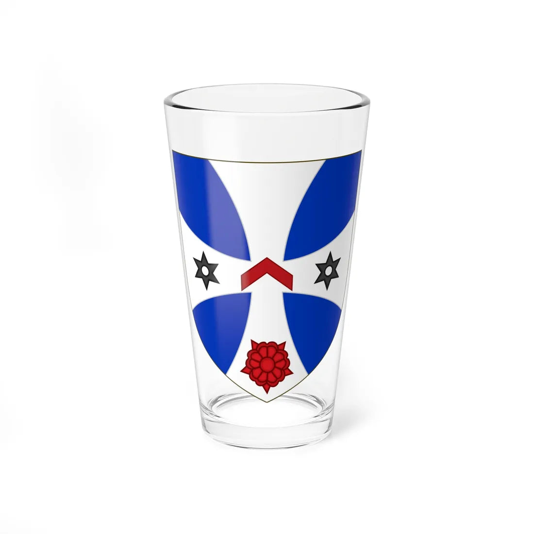 Blason de la famille Le Peletier (France) (Coat of Arms) Pint Glass 16oz 16oz - Go Mug Yourself