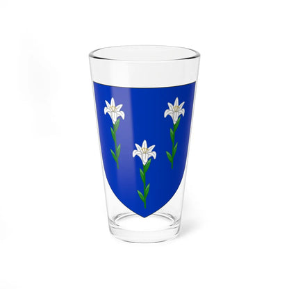 Blason de la famille Lefèvre dOrmesson (France) (Coat of Arms) Pint Glass 16oz 16oz - Go Mug Yourself