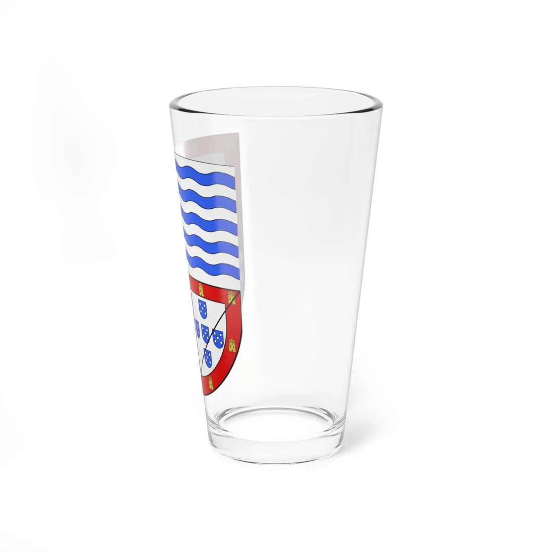 Blason de la famille Lencastre e Távora (Portugal) (Coat of Arms) Pint Glass 16oz - Go Mug Yourself