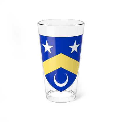 Blason de la famille Millin de Grandmaison (France) (Coat of Arms) Pint Glass 16oz 16oz - Go Mug Yourself