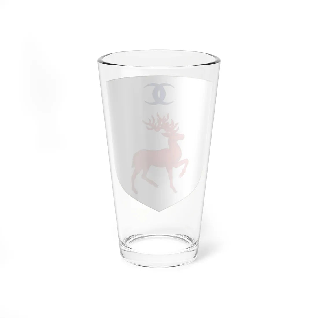 Blason de la famille Penin de La Raudière (France) (Coat of Arms) Pint Glass 16oz - Go Mug Yourself