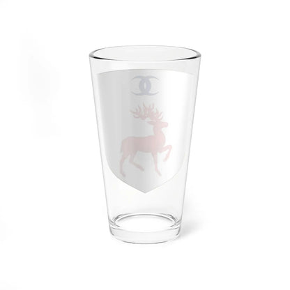 Blason de la famille Penin de La Raudière (France) (Coat of Arms) Pint Glass 16oz - Go Mug Yourself