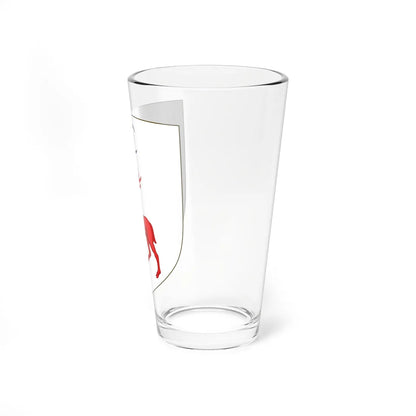 Blason de la famille Penin de La Raudière (France) (Coat of Arms) Pint Glass 16oz - Go Mug Yourself