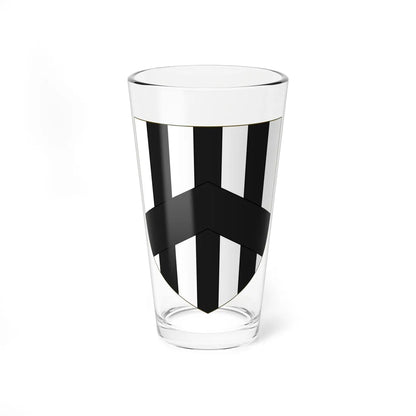 Blason de la famille Poute de Puybaudet (France) (Coat of Arms) Pint Glass 16oz 16oz - Go Mug Yourself
