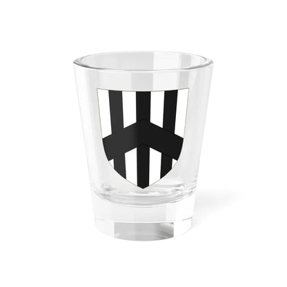 Blason de la famille Poute de Puybaudet (France) (Coat of Arms) Shot Glass 1.5oz 1.5oz - Go Mug Yourself