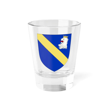 Blason de la famille Périer (France) (Coat of Arms) Shot Glass 1.5oz 1.5oz - Go Mug Yourself