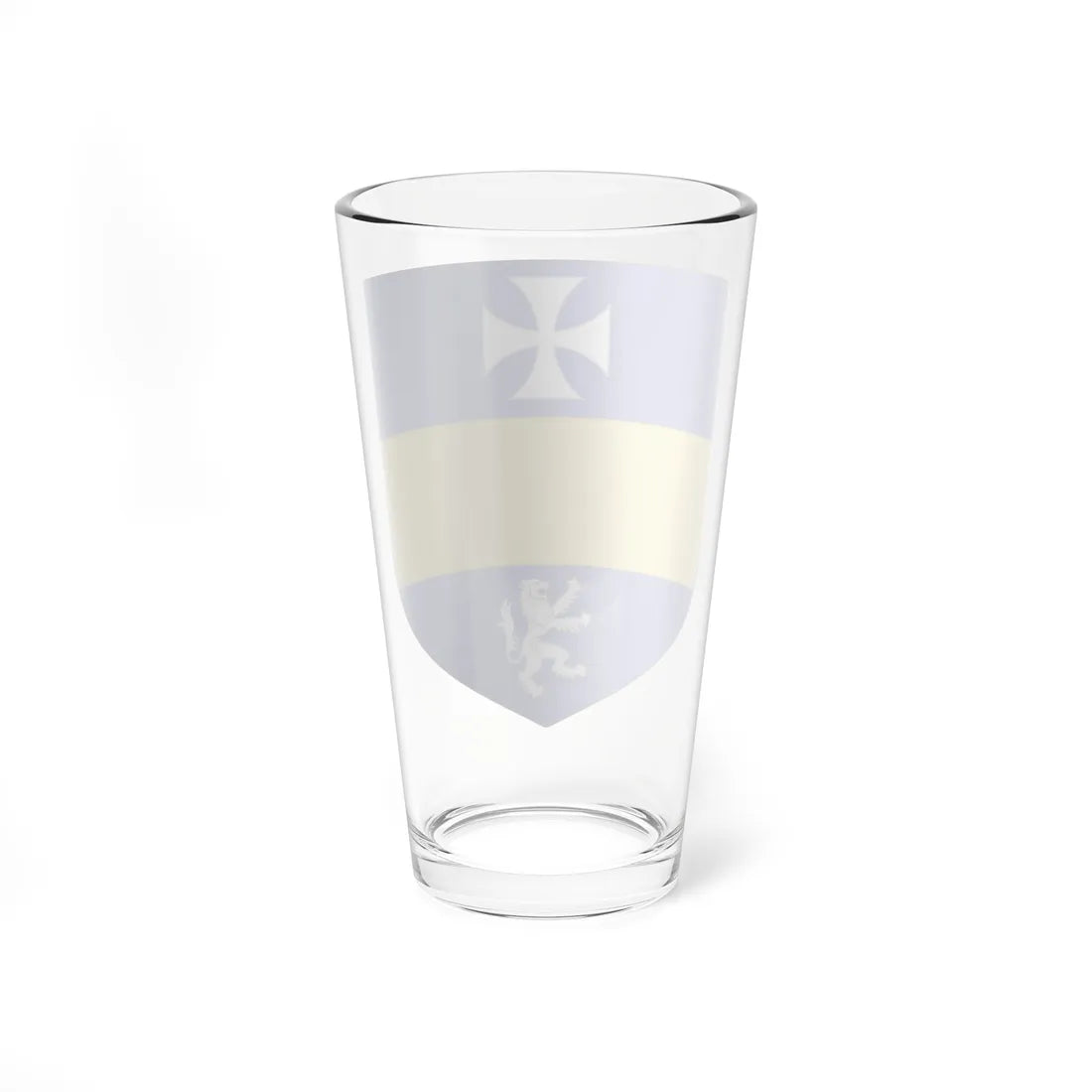 Blason de la famille Saint-Just dAutingues (France) (Coat of Arms) Pint Glass 16oz - Go Mug Yourself
