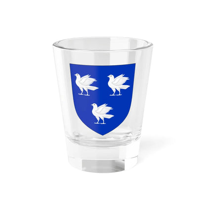 Blason de la famille Savoye de Puineuf (France) (Coat of Arms) Shot Glass 1.5oz 1.5oz - Go Mug Yourself