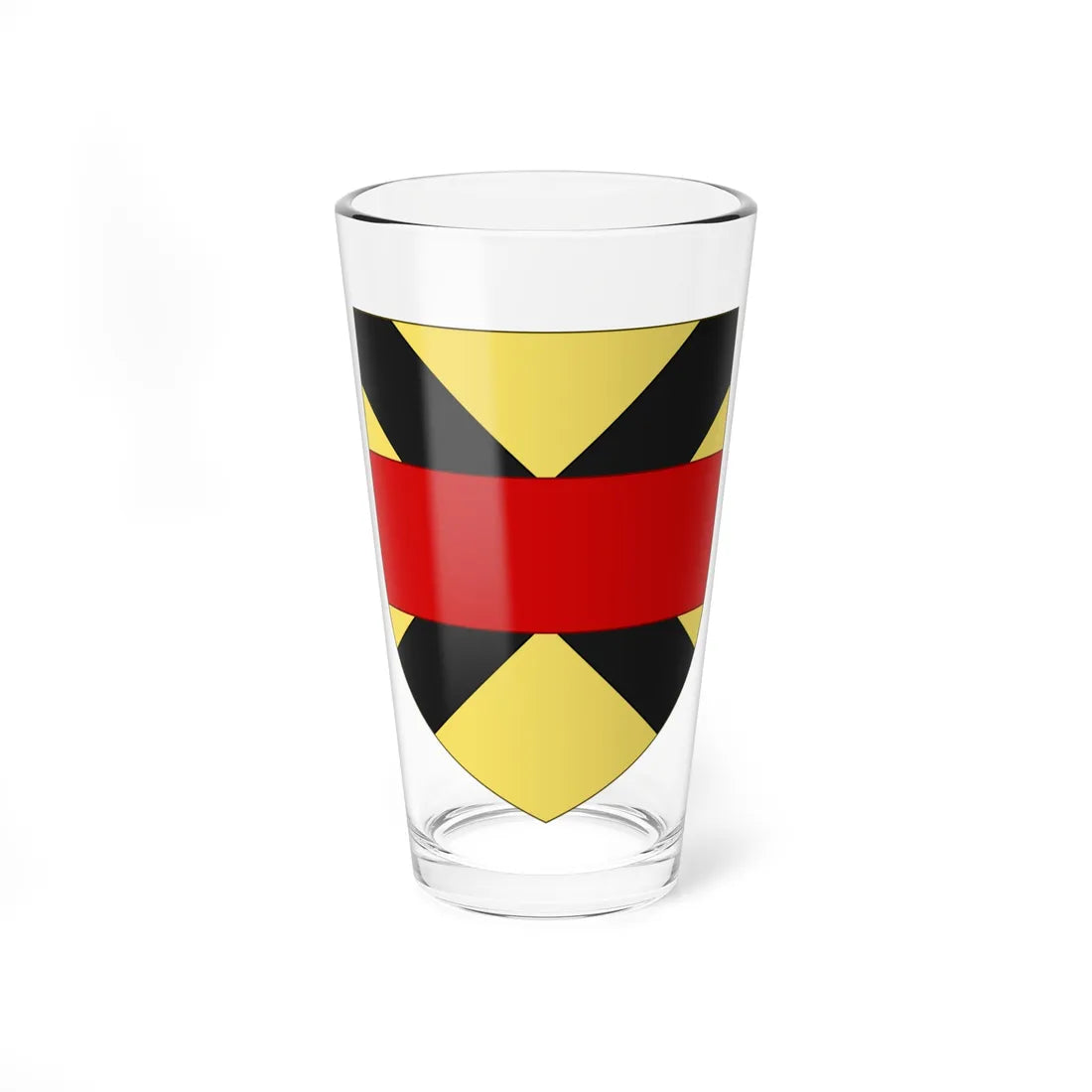 Blason de la famille Vasse (France) (Coat of Arms) Pint Glass 16oz 16oz - Go Mug Yourself