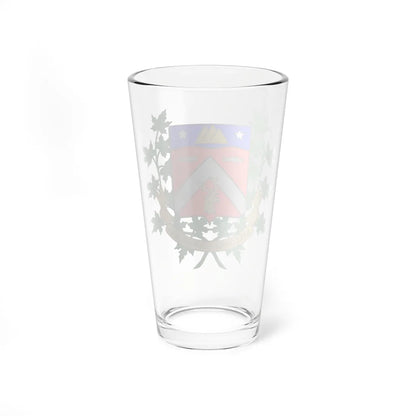 Blason de la municipalité de Saint-Donat Matawinie (Canada) (Coat of Arms) Pint Glass 16oz - Go Mug Yourself