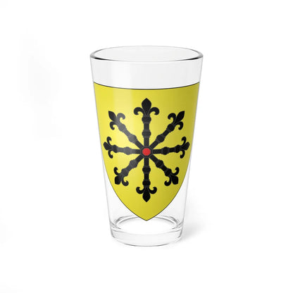 Blason de la ville dAbscon 59 Nord-France (France) (Coat of Arms) Pint Glass 16oz 16oz - Go Mug Yourself
