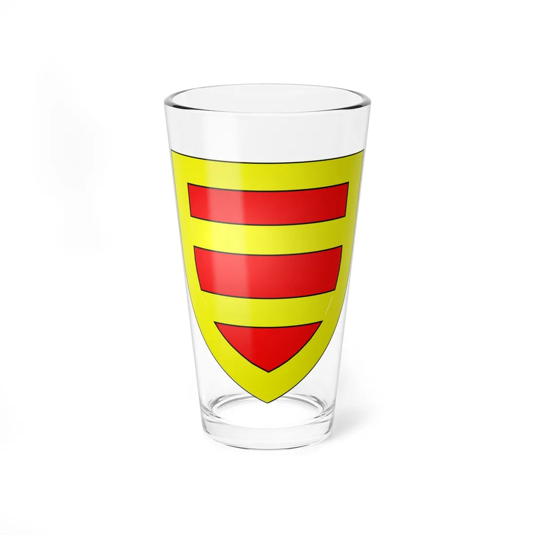 Blason de la ville de Aubencheul-au-Bac 59 Nord-France (France) (Coat of Arms) Pint Glass 16oz 16oz - Go Mug Yourself