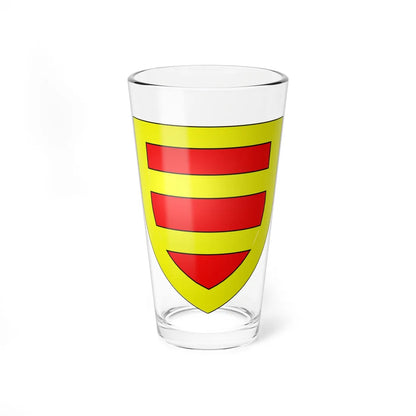 Blason de la ville de Aubencheul-au-Bac 59 Nord-France (France) (Coat of Arms) Pint Glass 16oz 16oz - Go Mug Yourself