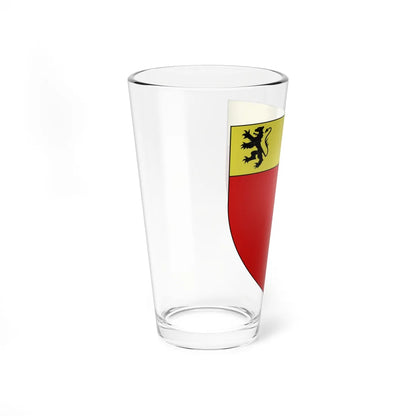 Blason de la ville de Bachy 59 Nord-france (France) (Coat of Arms) Pint Glass 16oz - Go Mug Yourself