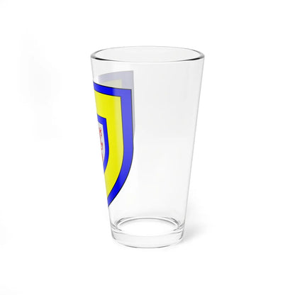 Blason de la ville de Berthen 59 Nord-France (France) (Coat of Arms) Pint Glass 16oz - Go Mug Yourself