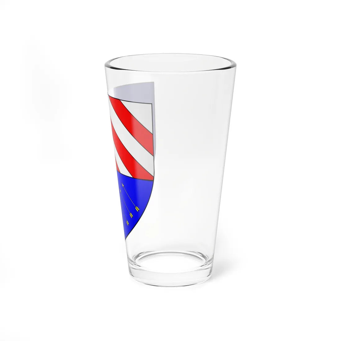 Blason de la ville de Beuvrages 59 Nord-France (France) (Coat of Arms) Pint Glass 16oz - Go Mug Yourself