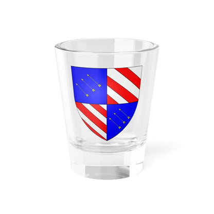Blason de la ville de Beuvrages 59 Nord-France (France) (Coat of Arms) Shot Glass 1.5oz 1.5oz - Go Mug Yourself