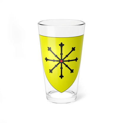 Blason de la ville de Beuvry 59 Nord-France (France) (Coat of Arms) Pint Glass 16oz 16oz - Go Mug Yourself