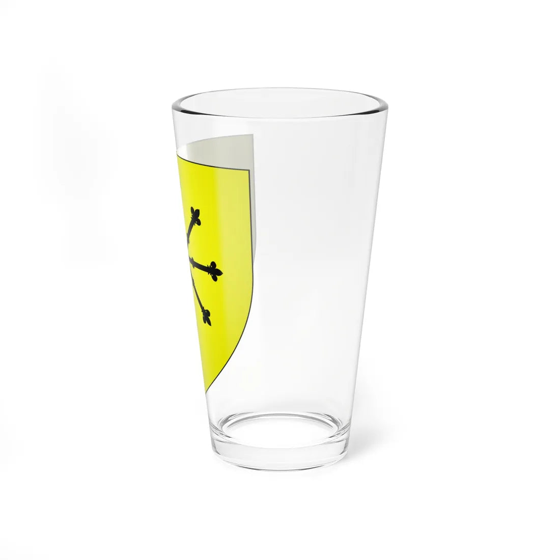 Blason de la ville de Beuvry 59 Nord-France (France) (Coat of Arms) Pint Glass 16oz - Go Mug Yourself