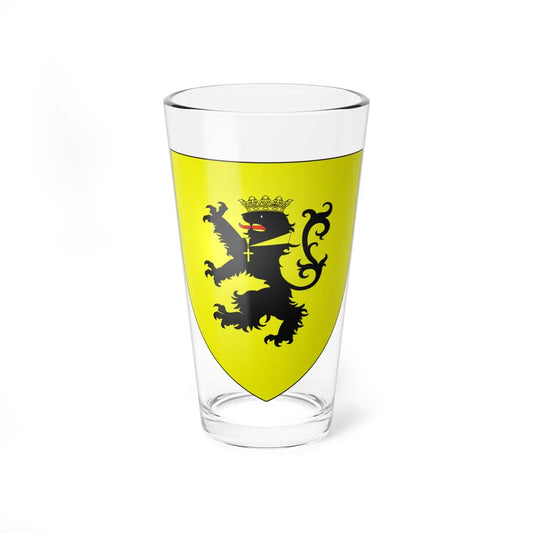 Blason de la ville de Bissezeele 59 Nord-France (France) (Coat of Arms) Pint Glass 16oz 16oz - Go Mug Yourself