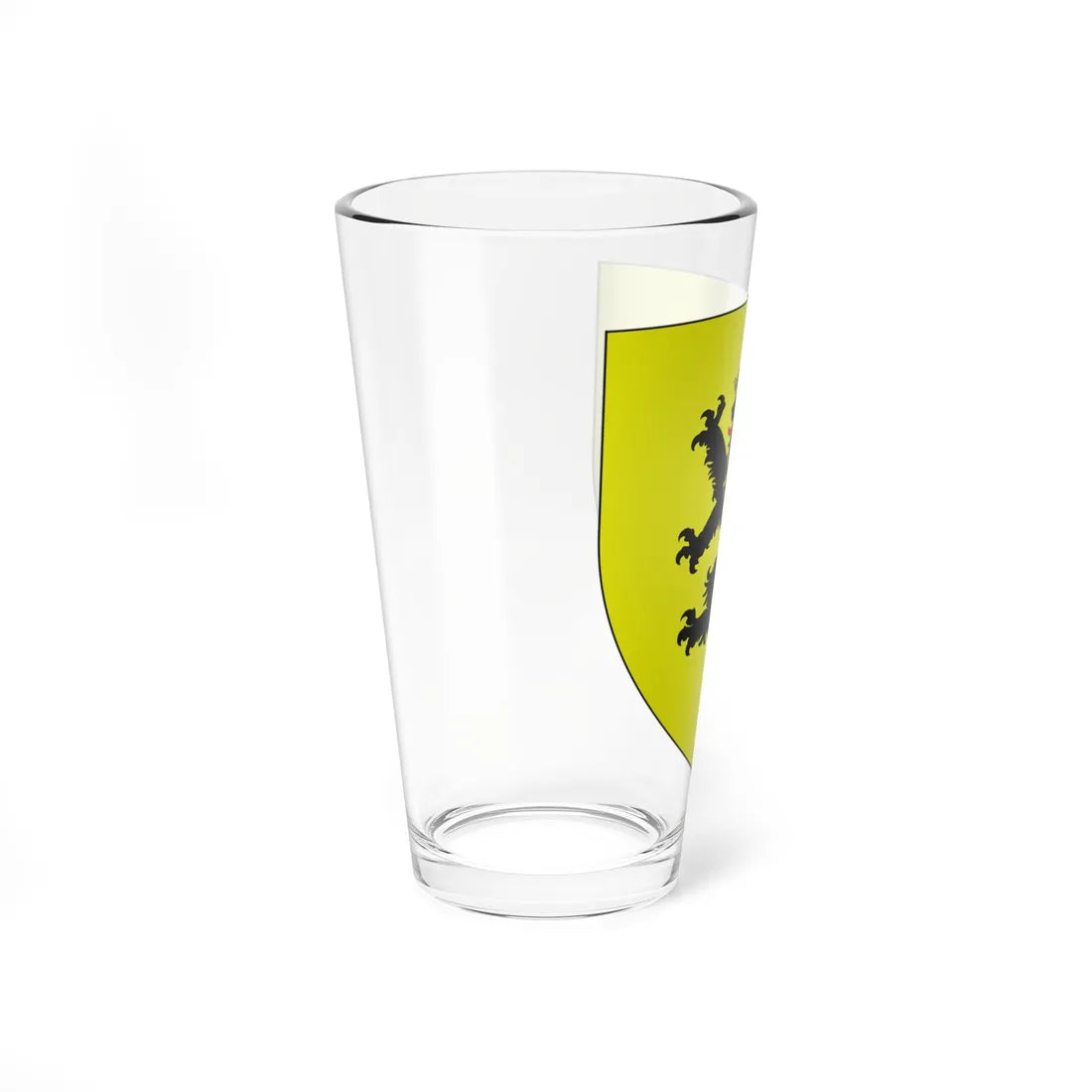 Blason de la ville de Bissezeele 59 Nord-France (France) (Coat of Arms) Pint Glass 16oz - Go Mug Yourself