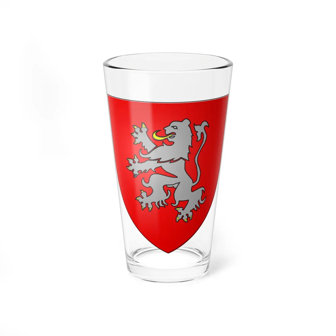 Blason de la ville de Broxeele 59 Nord (France) (Coat of Arms) Pint Glass 16oz 16oz - Go Mug Yourself