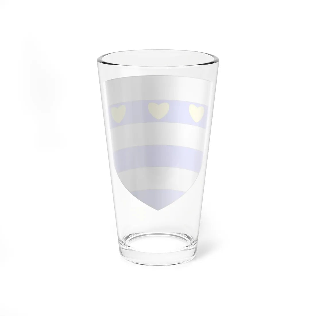 Blason de la ville de Brunémont 59 Nord-France (France) (Coat of Arms) Pint Glass 16oz - Go Mug Yourself