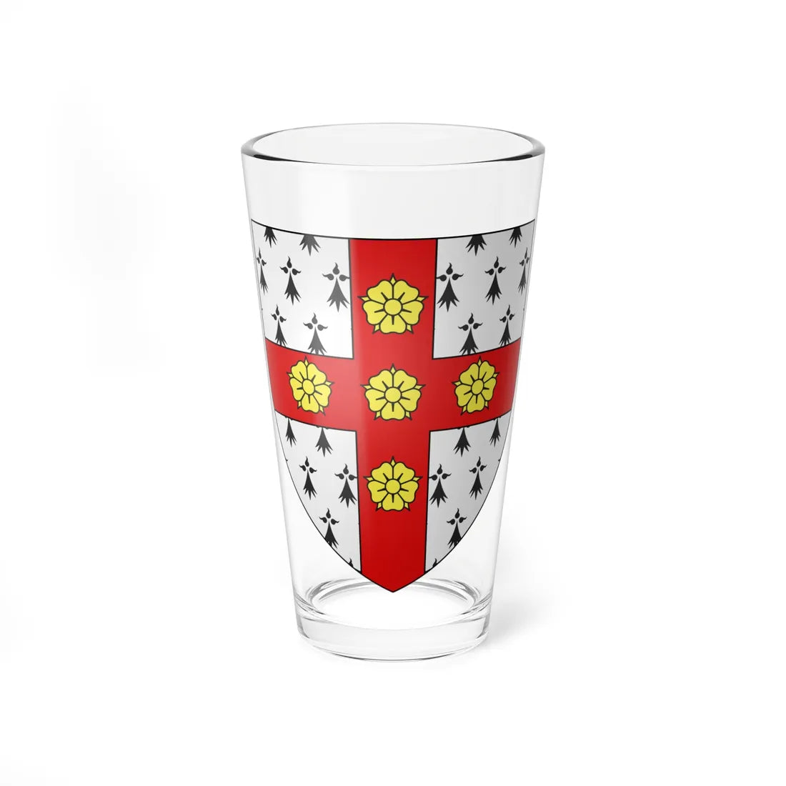 Blason de la ville de Bugnicourt 59 Nord-France (France) (Coat of Arms) Pint Glass 16oz 16oz - Go Mug Yourself