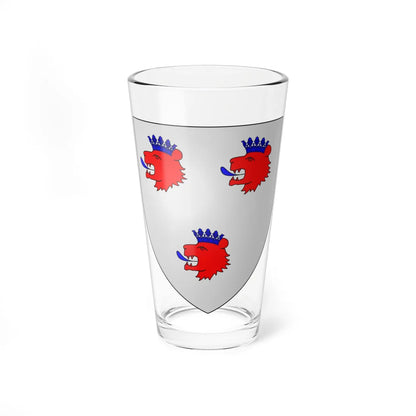 Blason de la ville de Carnin 59 Nord-France (France) (Coat of Arms) Pint Glass 16oz 16oz - Go Mug Yourself