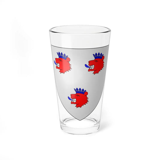 Blason de la ville de Carnin 59 Nord-France (France) (Coat of Arms) Pint Glass 16oz 16oz - Go Mug Yourself