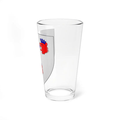 Blason de la ville de Carnin 59 Nord-France (France) (Coat of Arms) Pint Glass 16oz - Go Mug Yourself