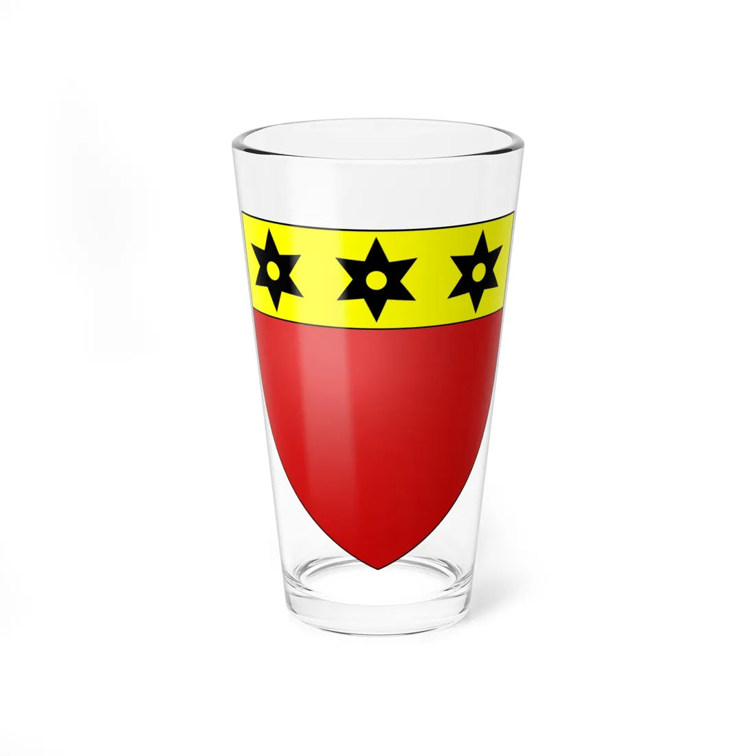 Blason de la ville de Coutiches 59 Nord-France (France) (Coat of Arms) Pint Glass 16oz 16oz - Go Mug Yourself