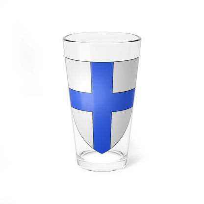 Blason de la ville de Croix 59 Nord-France (France) (Coat of Arms) Pint Glass 16oz 16oz - Go Mug Yourself