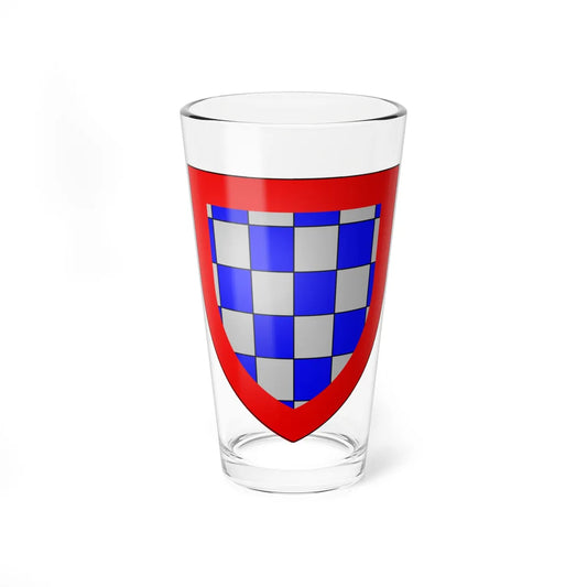 Blason de la ville de Drincham 59 Nord-France (France) (Coat of Arms) Pint Glass 16oz 16oz - Go Mug Yourself
