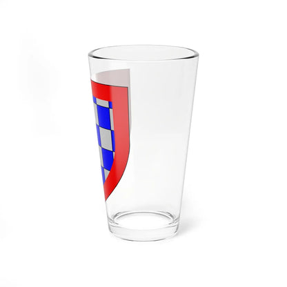Blason de la ville de Drincham 59 Nord-France (France) (Coat of Arms) Pint Glass 16oz - Go Mug Yourself