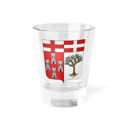 Blason de la ville Imperia Italie (Italy) (Coat of Arms) Shot Glass 1.5oz 1.5oz - Go Mug Yourself