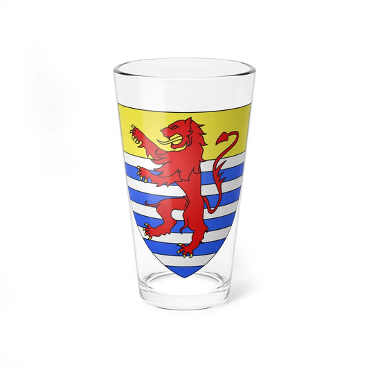 Blason de Luxembourg-Ligny (Belgium) (Coat of Arms) Pint Glass 16oz 16oz - Go Mug Yourself