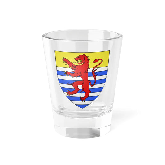 Blason de Luxembourg-Ligny (Belgium) (Coat of Arms) Shot Glass 1.5oz 1.5oz - Go Mug Yourself