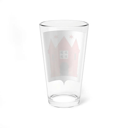 Blason de Marche-en-Famenne (Belgium) (Coat of Arms) Pint Glass 16oz - Go Mug Yourself