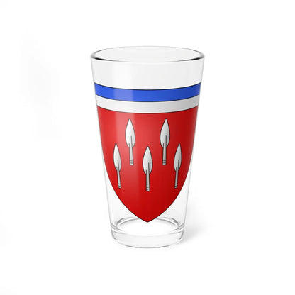 Blason de Meix-devant-Virton (Belgium) (Coat of Arms) Pint Glass 16oz 16oz - Go Mug Yourself