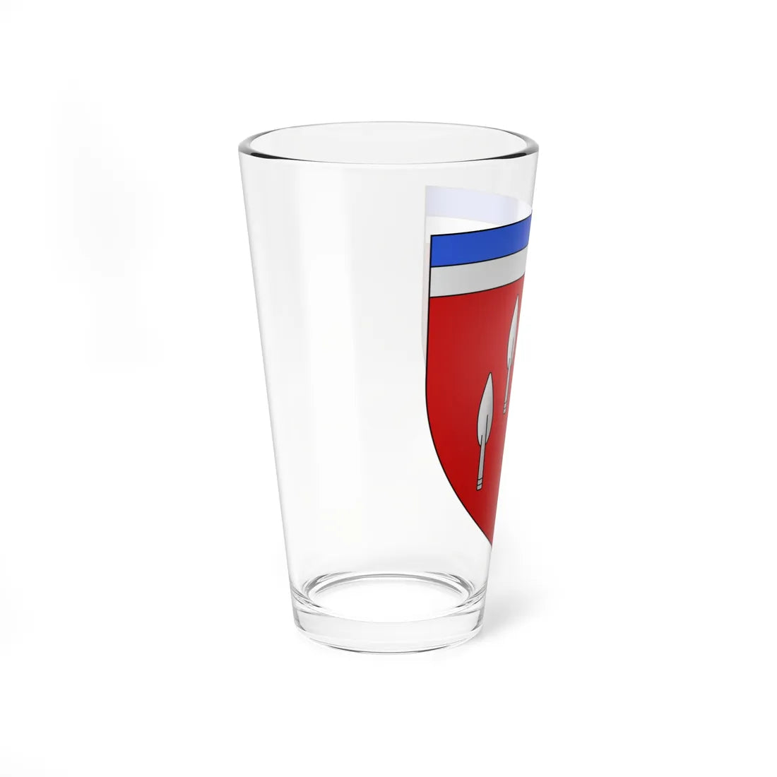 Blason de Meix-devant-Virton (Belgium) (Coat of Arms) Pint Glass 16oz - Go Mug Yourself