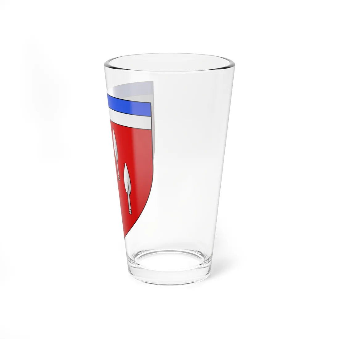 Blason de Meix-devant-Virton (Belgium) (Coat of Arms) Pint Glass 16oz - Go Mug Yourself