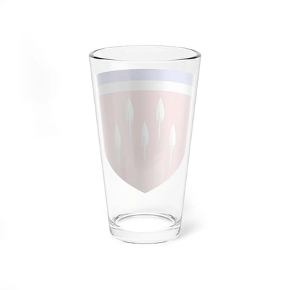 Blason de Meix-devant-Virton (Belgium) (Coat of Arms) Pint Glass 16oz - Go Mug Yourself