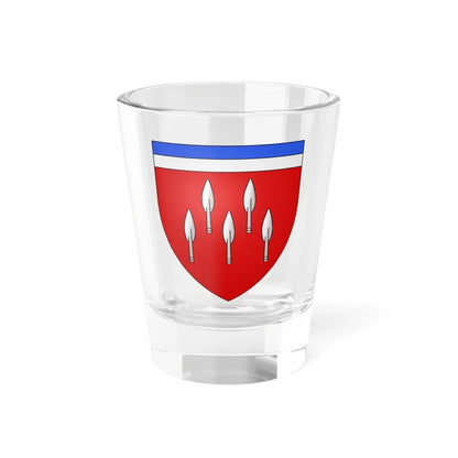 Blason de Meix-devant-Virton (Belgium) (Coat of Arms) Shot Glass 1.5oz 1.5oz - Go Mug Yourself