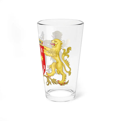 Blason DE Pinte (Belgium) (Coat of Arms) Pint Glass 16oz - Go Mug Yourself