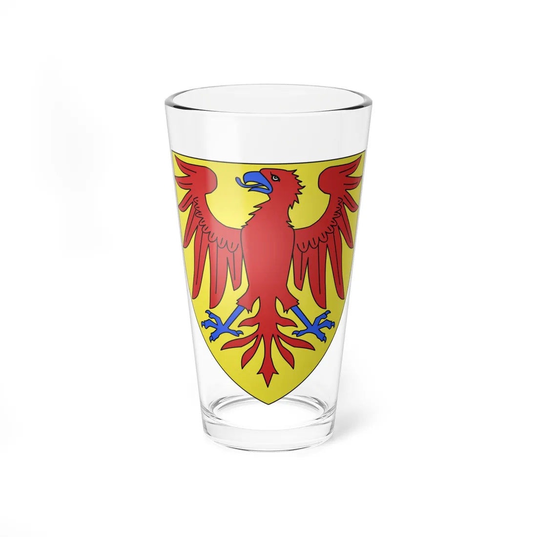 Blason de Rochefort (Belgium) (Coat of Arms) Pint Glass 16oz 16oz - Go Mug Yourself