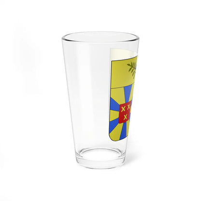 Blason Dentergem (Belgium) (Coat of Arms) Pint Glass 16oz - Go Mug Yourself