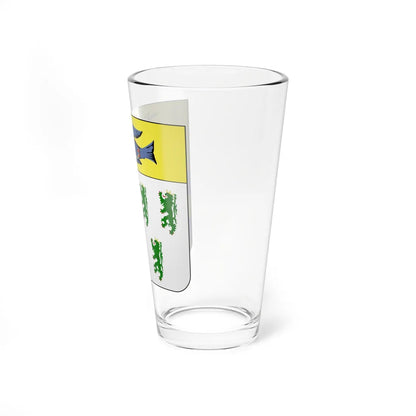 Blason Dentergem (Belgium) (Coat of Arms) Pint Glass 16oz - Go Mug Yourself
