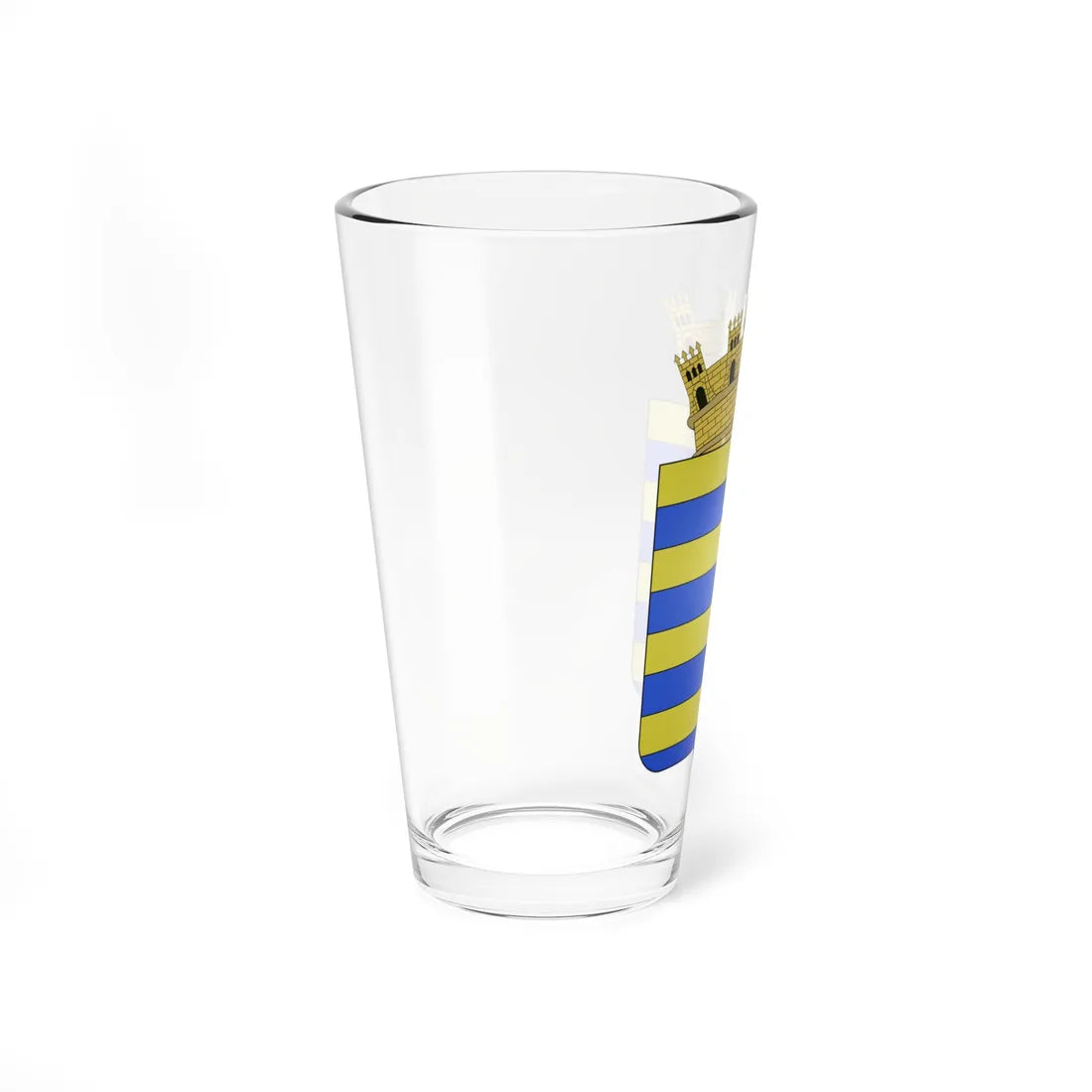 Blason Diksmuide (Belgium) (Coat of Arms) Pint Glass 16oz - Go Mug Yourself