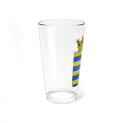 Blason Diksmuide (Belgium) (Coat of Arms) Pint Glass 16oz - Go Mug Yourself